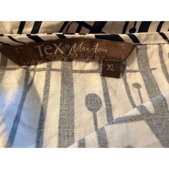 TEX by Max Aria Dress Size XL Shift Short-Sleeve Resort Wear Vacation - Picture 5 of 5